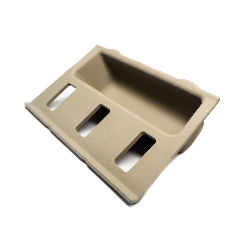 W126 Center console coin tray ( mercedes SE SEL SEC 1266801852 3 Switch Trim) — view 2