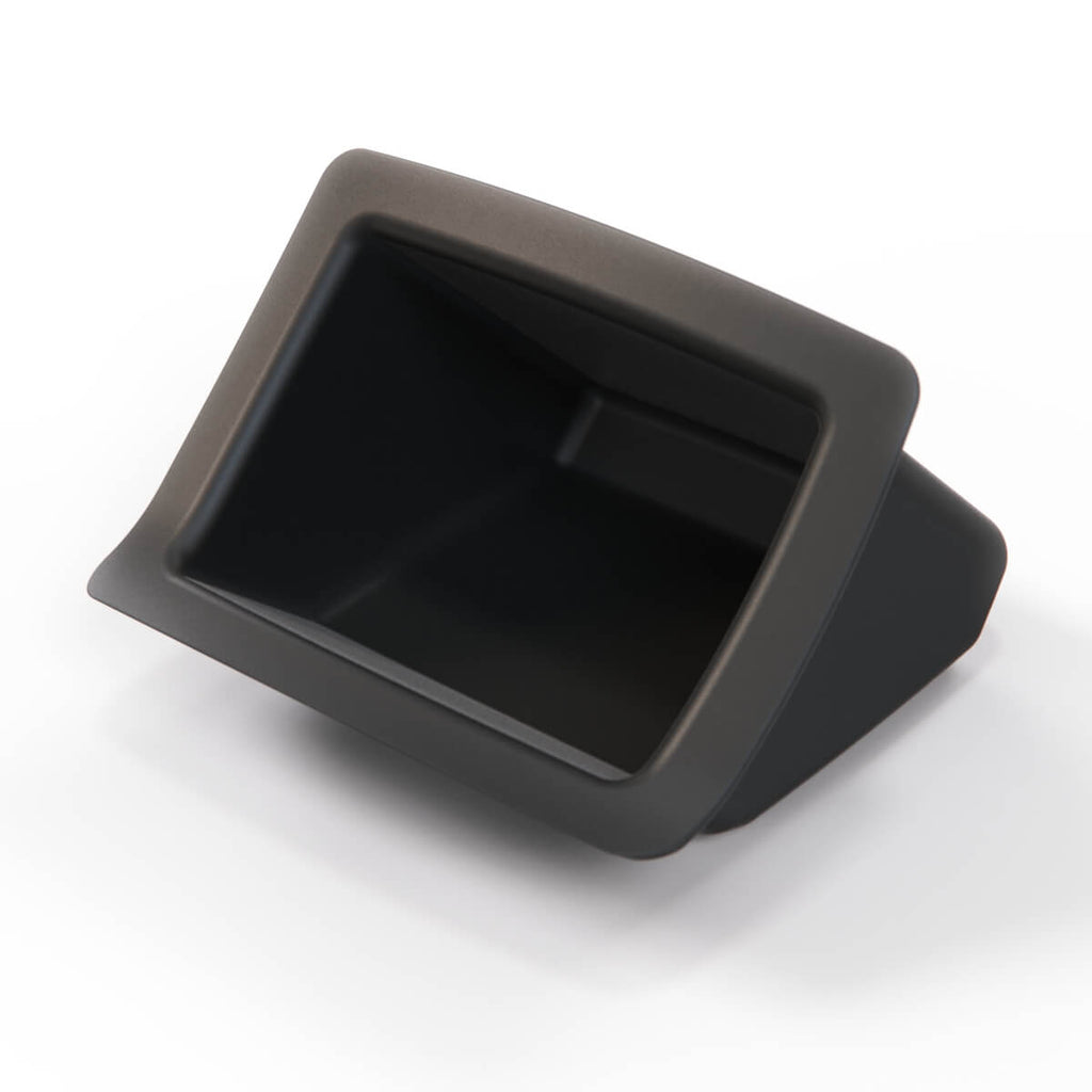 BMW E85 E86 Z4 Rear Center Console Storage Compartment Tray Insert Black (51467036500) — view 2