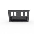 Mercedes W126 Center Console Coin Tray - 4 Switch Trim (1266802052) - SE SEL SEC