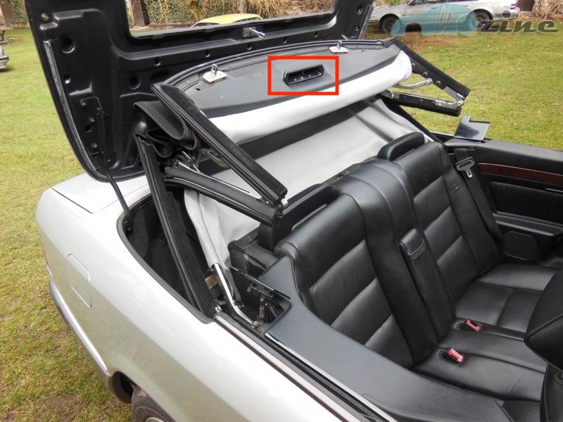 Mercedes A124 Soft Top Handle (W124 Cabriolet, A12477800558412) — view 7