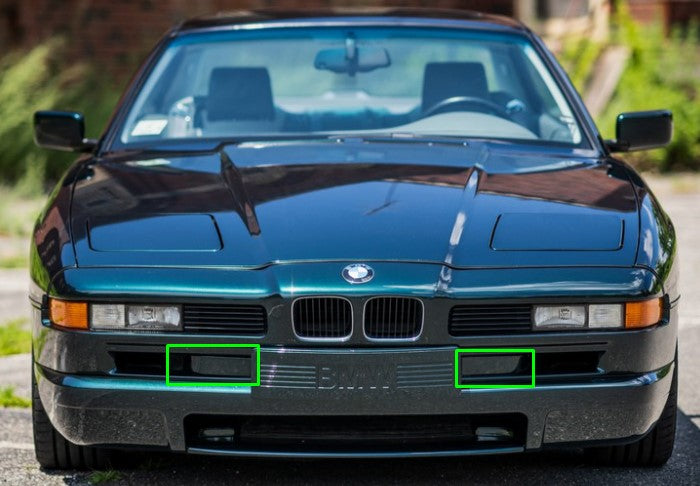 BMW E31 Front bumper cover wing left or right primed (8er CSI 51112253001, 51112253002) — view 4