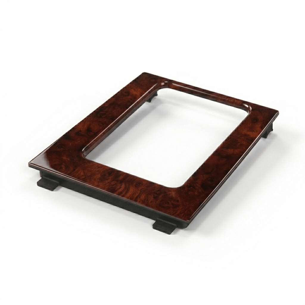 Audi 100 S4 C4 Wooden Automatic Shifter Decor Trim Walnut Zebrano (4A0863270A) — view 2