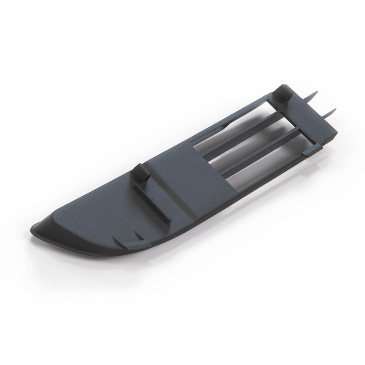 Audi 80 90 400 B2 Coupe Quattro Typ 81 / 85 Front Bumper Grille Tow Hook Cover Trim Black — view 4