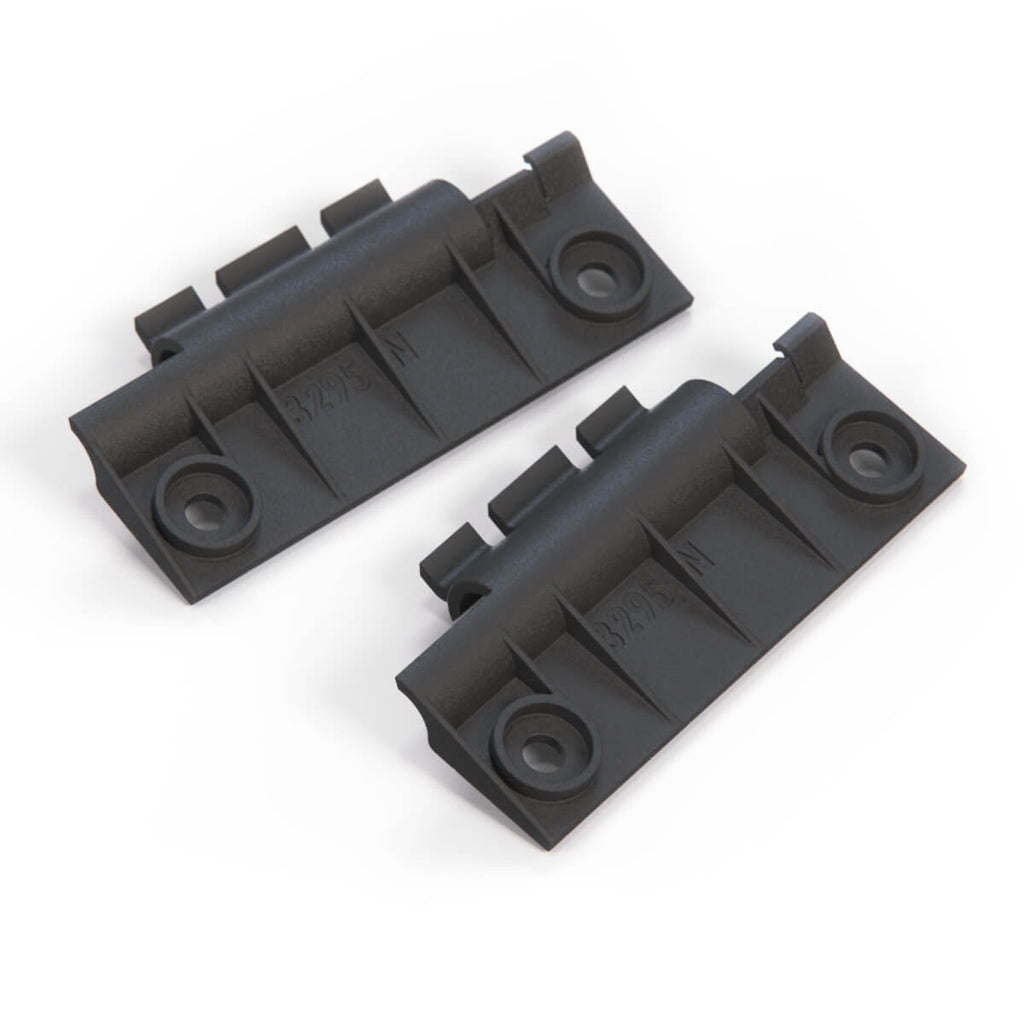 Audi 80 90 4000 Coupe B2 Glove Box Lower Hinge Bracket Set of 2 LHD or RHD Black