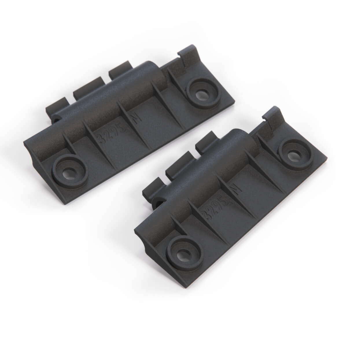 Audi 80 90 4000 Coupe B2 Glove Box Lower Hinge Bracket Set of 2 LHD or RHD Black