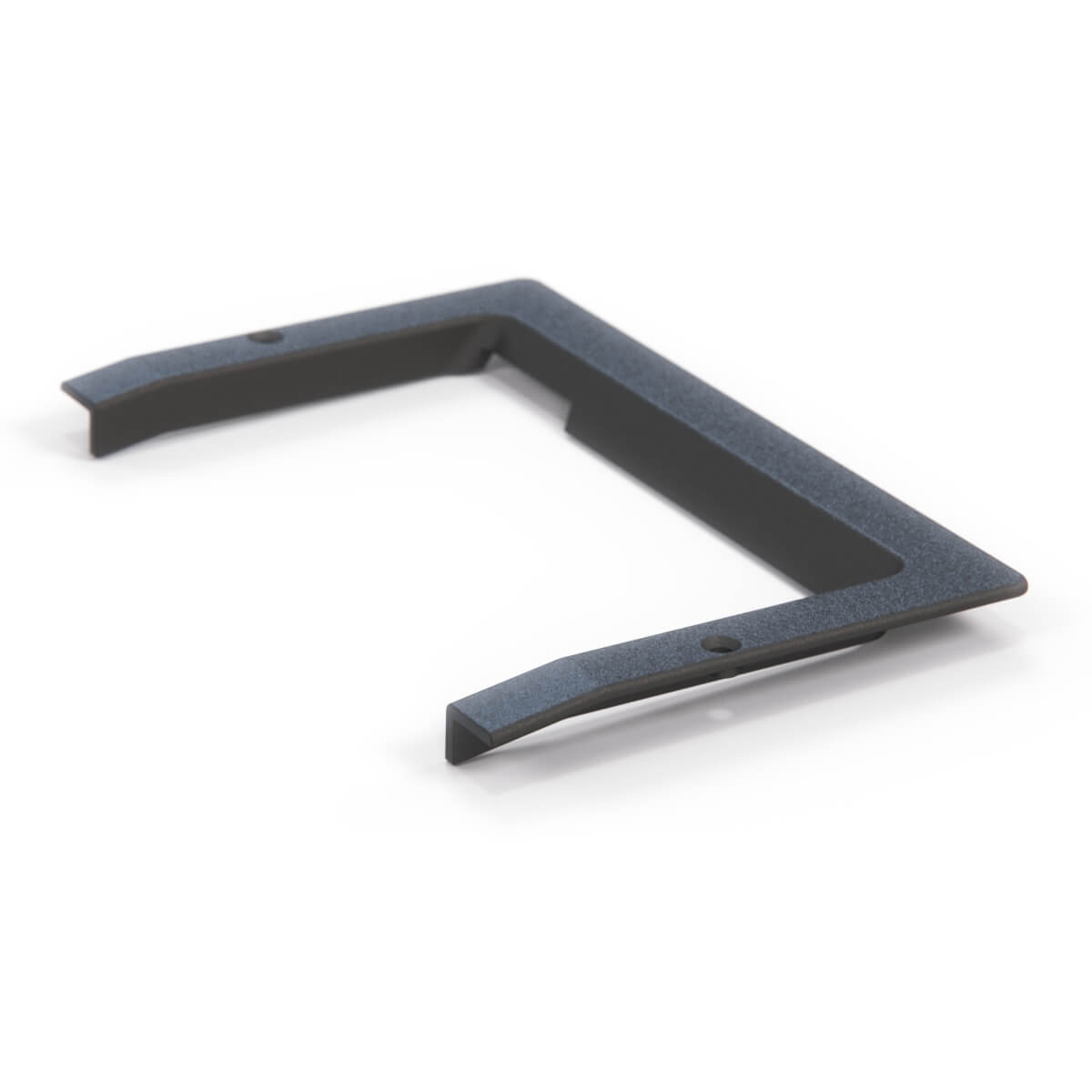 BMW E23 Center Console Side Lower Air Vent Trim Black (51161848458) — view 3