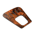 BMW E23 Center Console Wooden Shifter Trim LHD or RHD 4 Wood Types (51161854248) — Light Burl Walnut