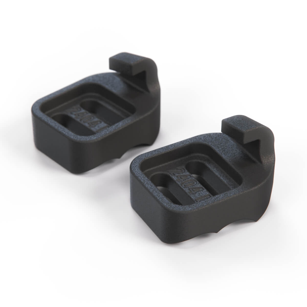BMW E23 E28 E30 Rear Sun Blind Hook Set of 2 Black Left or Right — view 2