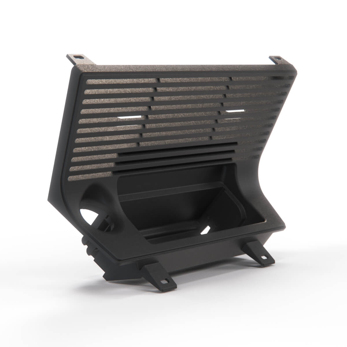 BMW E24 Center Console Ashtray Panel LHD or RHD Black (51161884012) — view 2