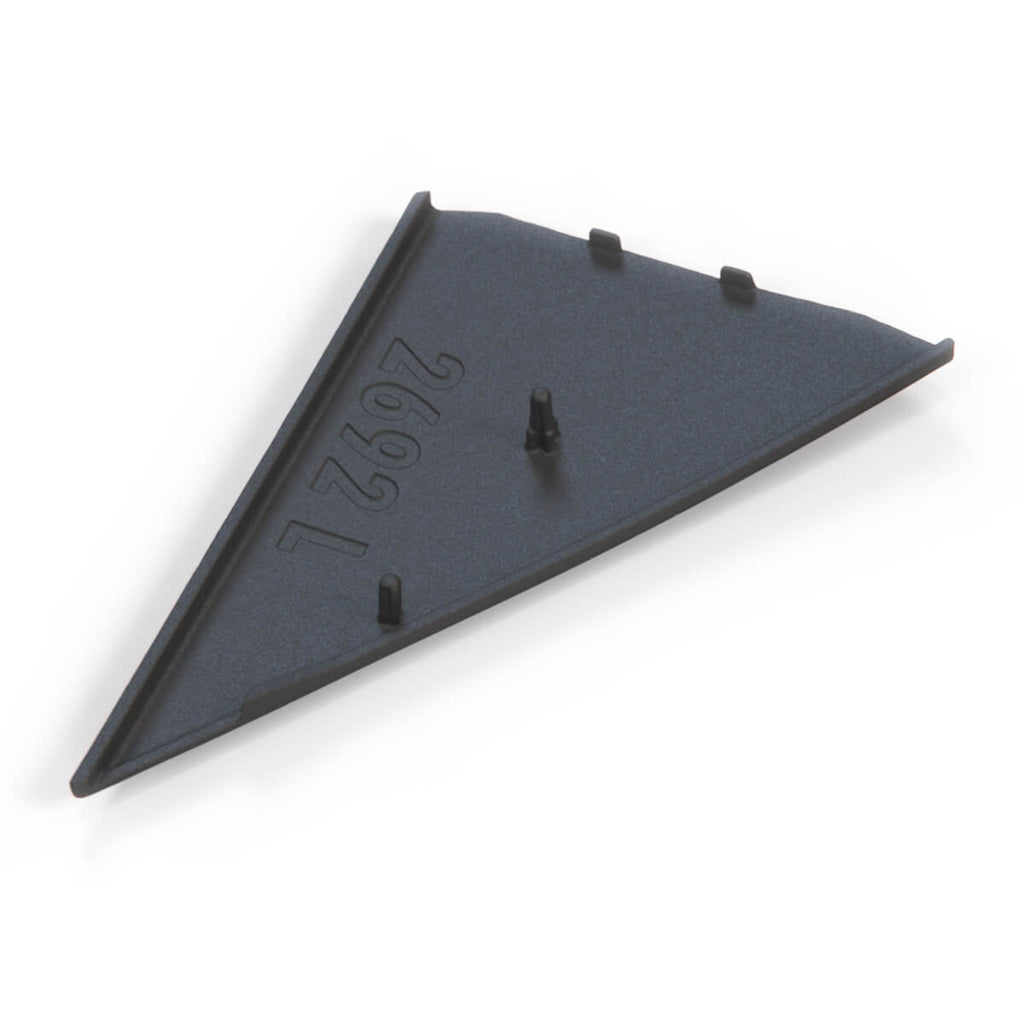 BMW E28 Inner Mirror Cover Trim Black Left or Right (51321880549 / 51321880550) — view 3