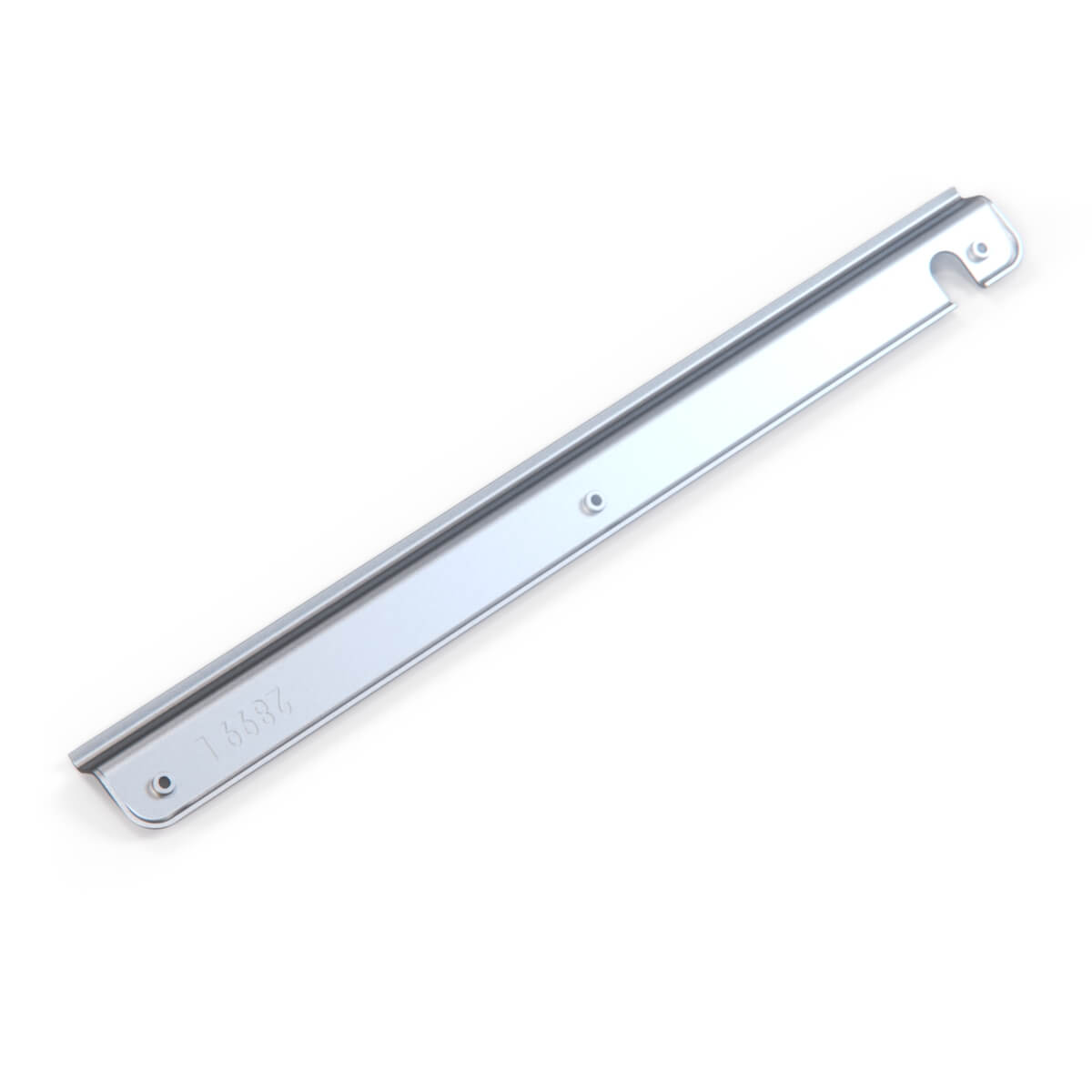 BMW E3 E9 Front Seat Rail Cover Trim Chrome Left or Right (52101804111 / 52101804112) — view 3
