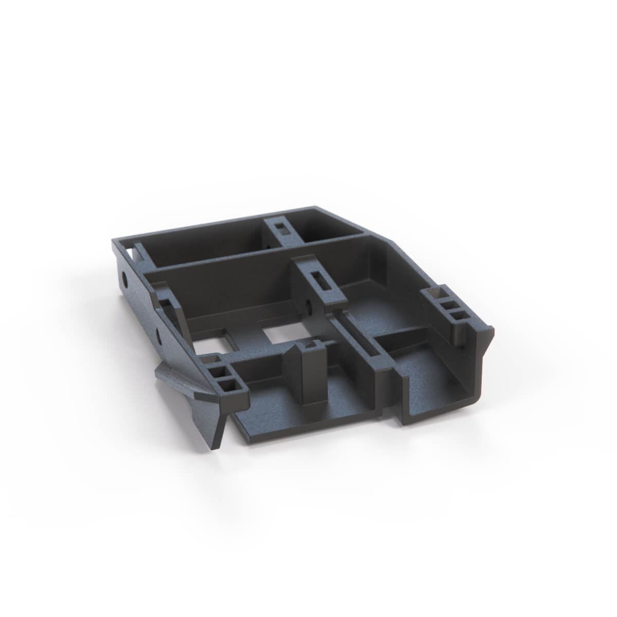 BMW E30 Front M-technic Bumper Bracket Bla Left or Right (51112239703 / 51112239704) — view 2