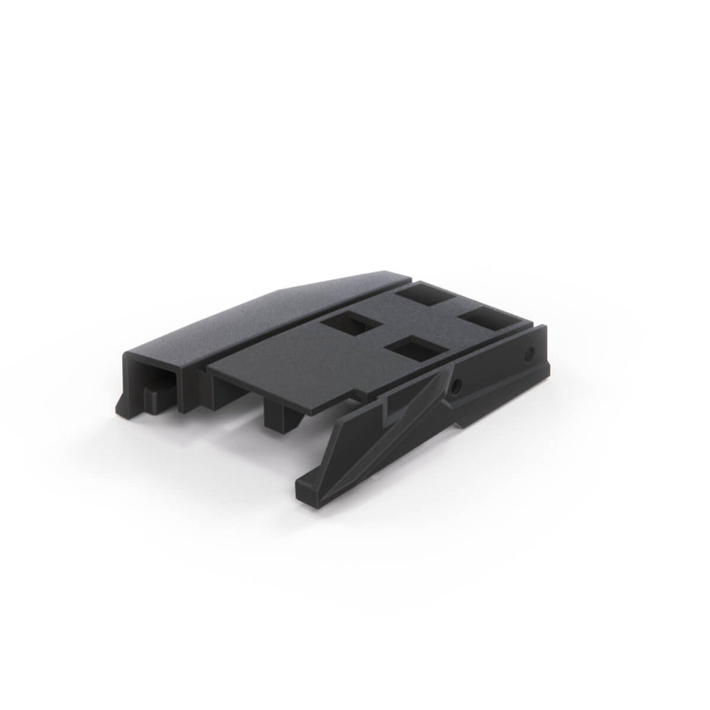 BMW E30 Front M-technic Bumper Bracket Bla Left or Right (51112239703 / 51112239704) — view 3