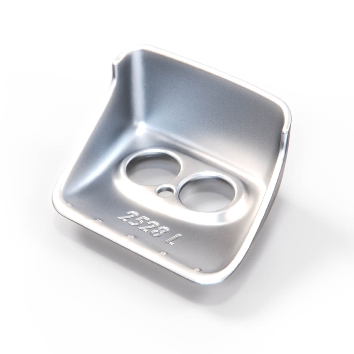 BMW E32 Headlight Washer Cover Cap Chrome Left or Right (61671378621 / 61671378622) — view 3