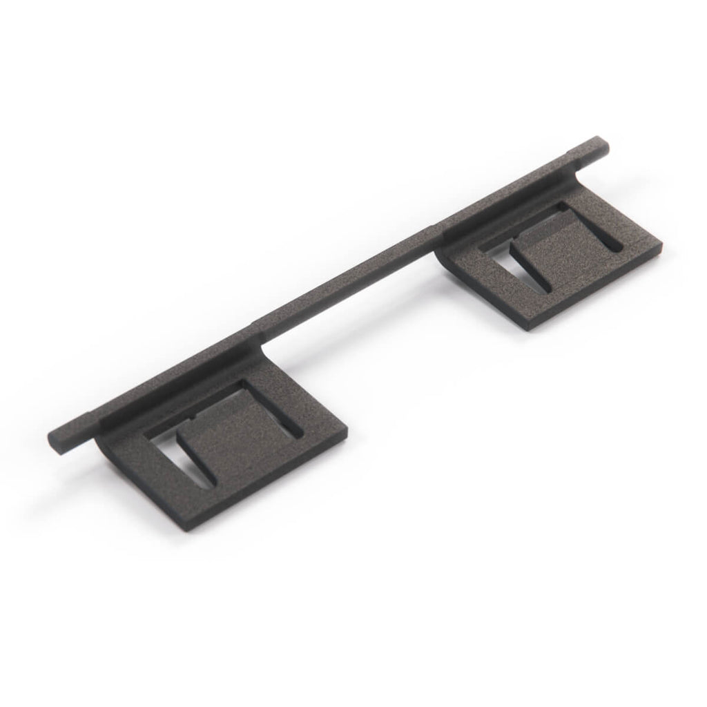 BMW E32 Rear Bumper Tow Bar Flap Holding Bracket Black (51121938423)