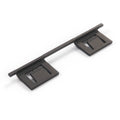 BMW E32 Rear Bumper Tow Bar Flap Holding Bracket Black (51121938423)