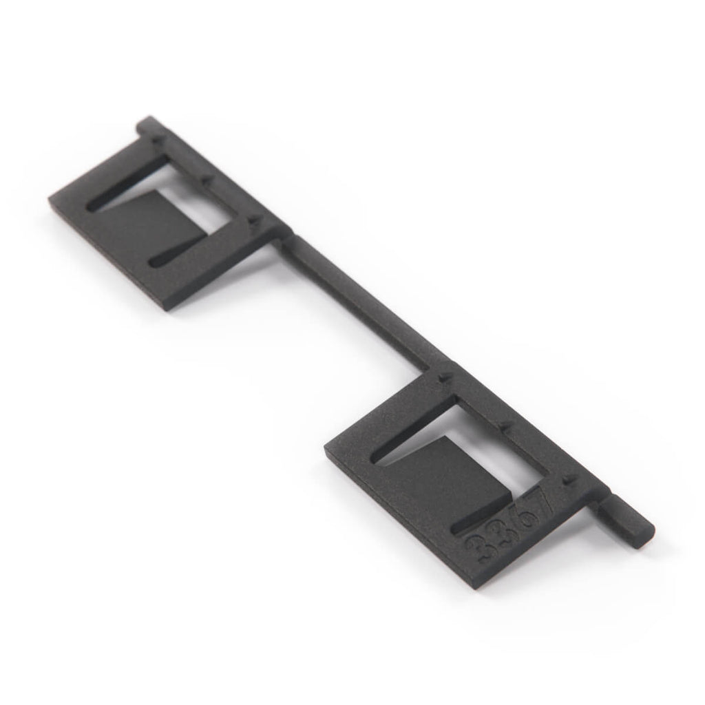 BMW E32 Rear Bumper Tow Bar Flap Holding Bracket Black (51121938423) — view 4