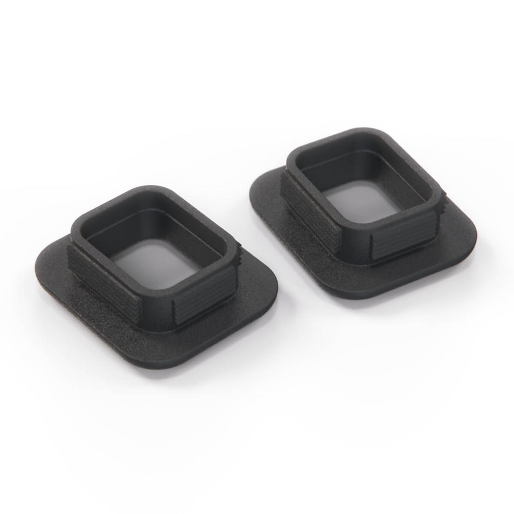 BMW E34 Armrest Button Trim Black Set of 2 (52102902040) — view 3