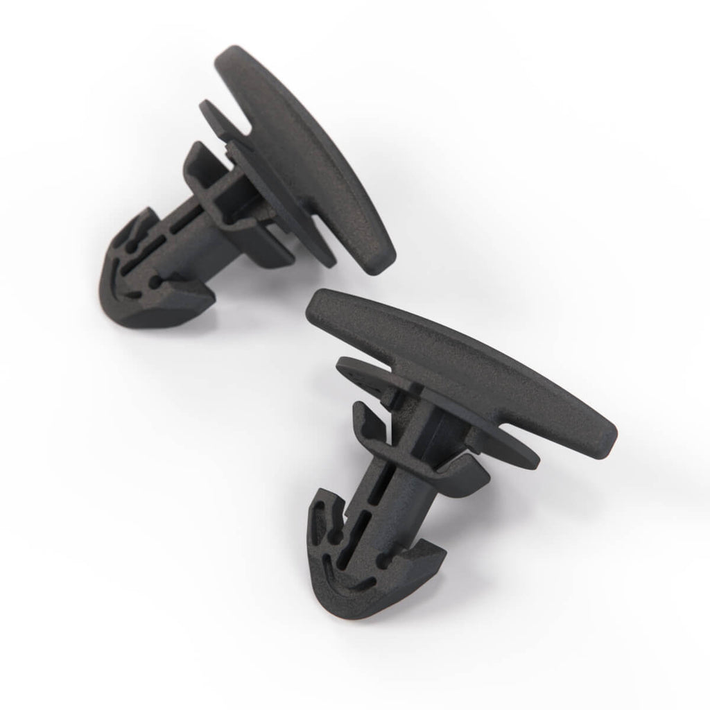 BMW E34 E36 E39 Luggage Toolbox Taillight Cover Rotation Clips Set of 2 Black