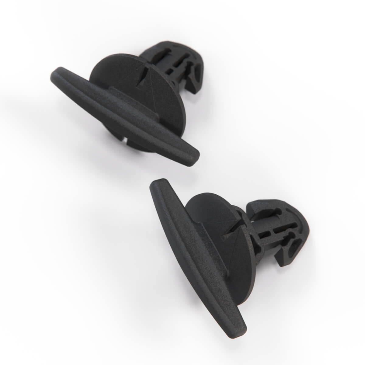 BMW E34 E36 E39 Luggage Toolbox Taillight Cover Rotation Clips Set of 2 Black — view 4