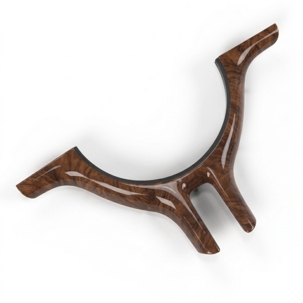 BMW E38 E39 E46 M5 M3 X5 M-performance Steering Wheel Wooden Trim — view 2