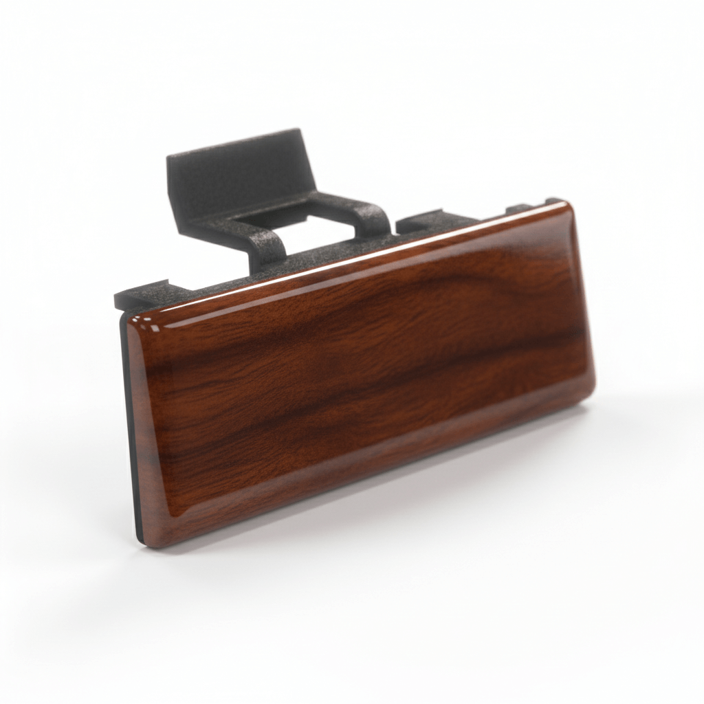BMW E38 Obd Port Wooden Cover Trim LHD or RHD (51168218367 / 51168218368) — view 3