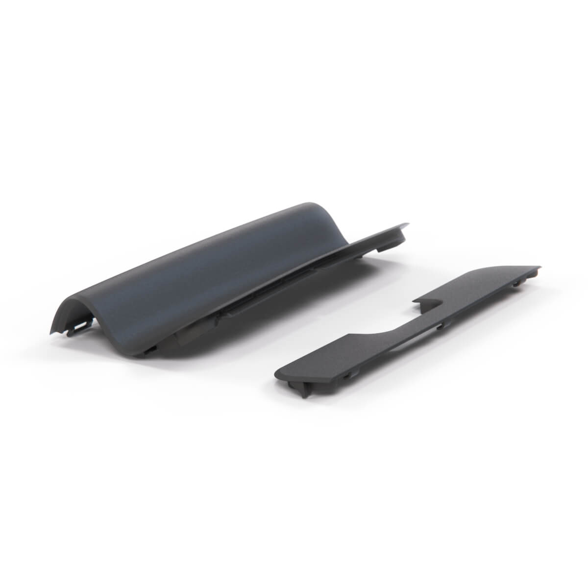 BMW E38 Rear Bumper Tow Bar Cover Cap Primed (51128157194) — view 3