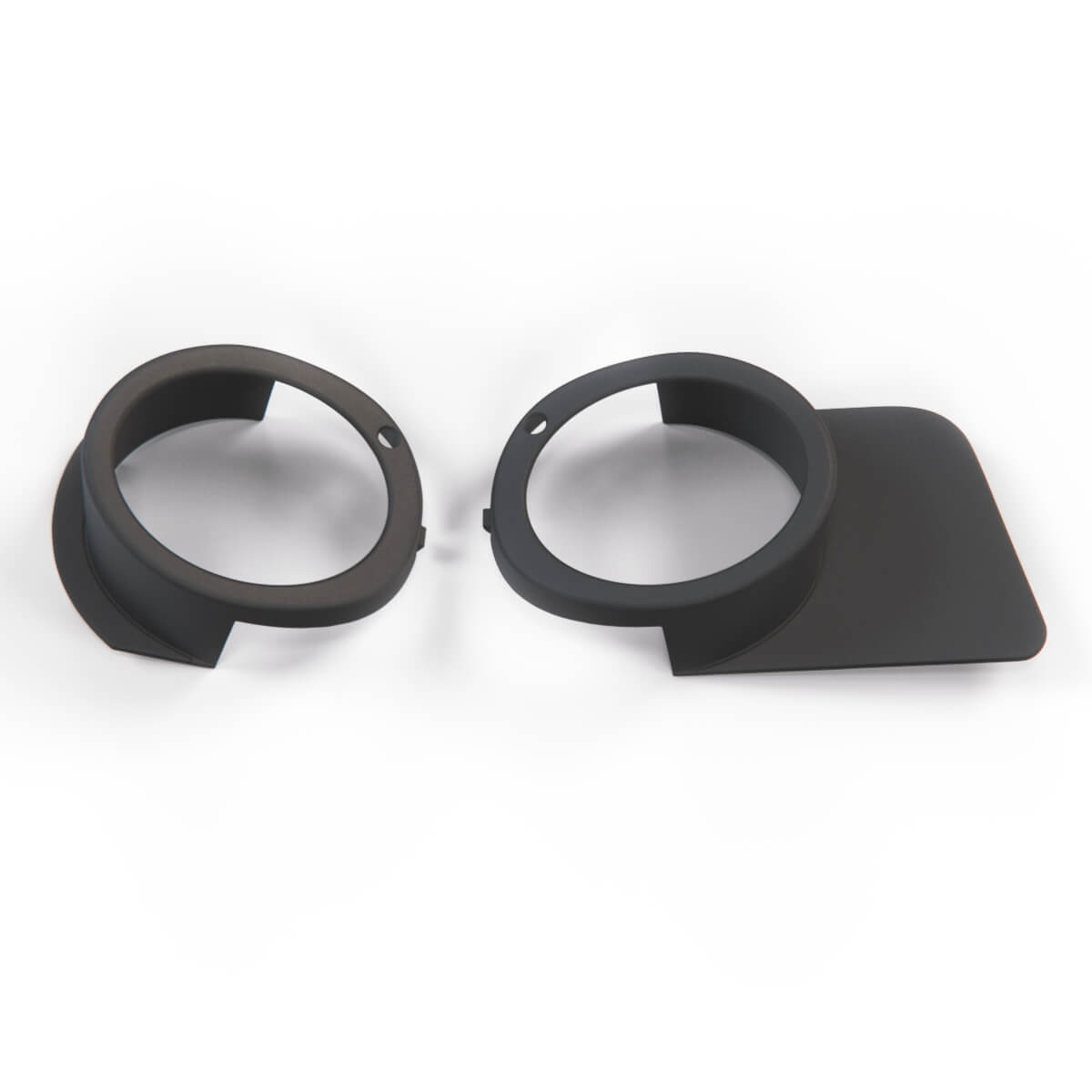BMW E39 M5 Front Bumper Fog Light Cover Black Left or Right (51117891421 / 51112496284)