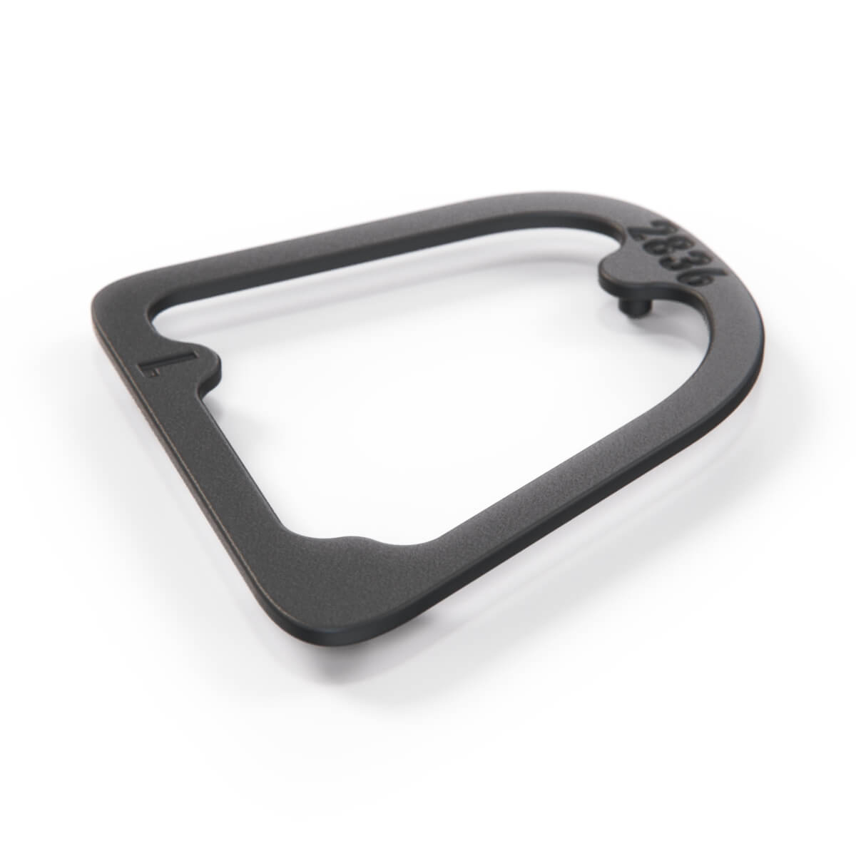 BMW E53 X5 Headlight Washer Cover Cap Gasket Black Left or Right — view 3