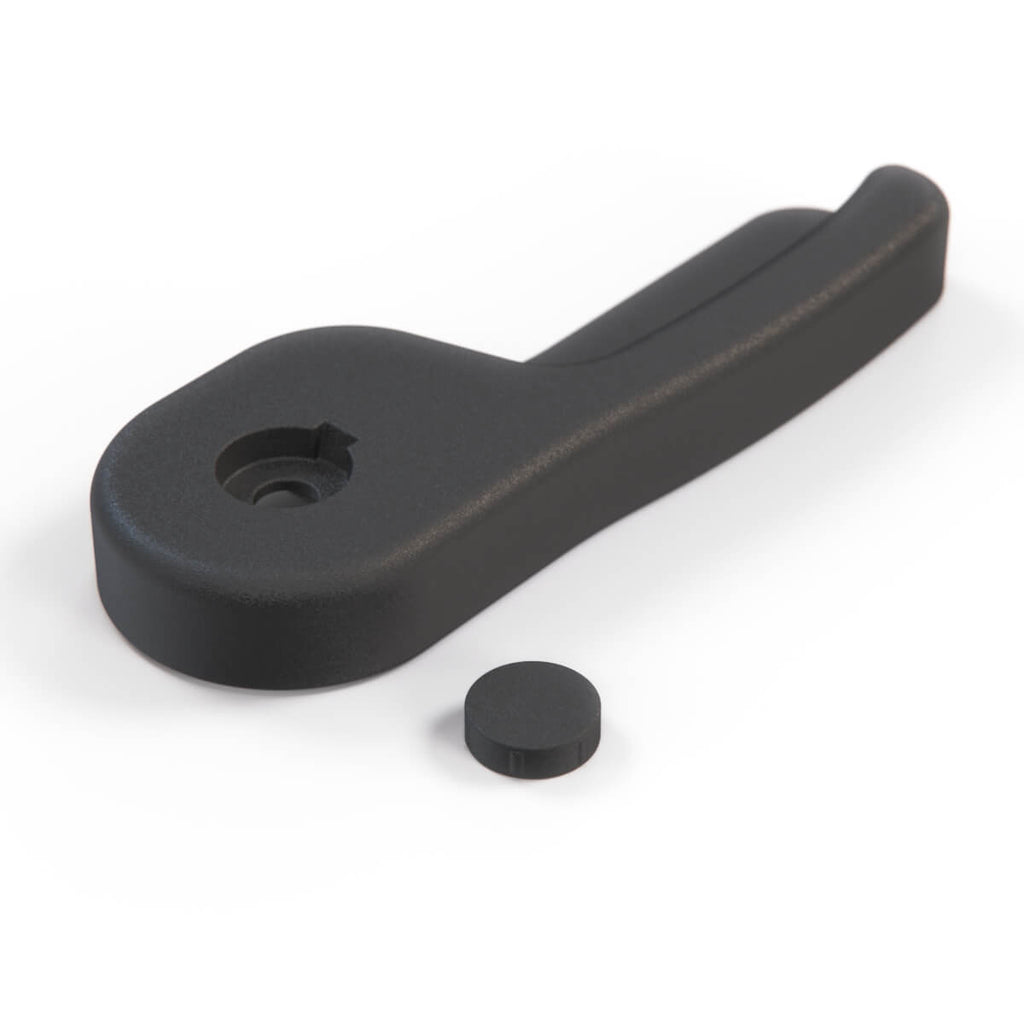 BMW E32 E34 E36 Z1 Z3 Hood Lock Release Handle with Cap Black (51231928469)