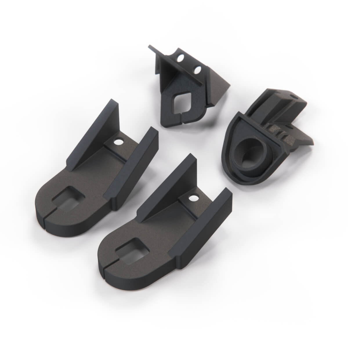 BMW E85 E86 Z4 Headlight Bracket Repair Kit Set Black Left or Right