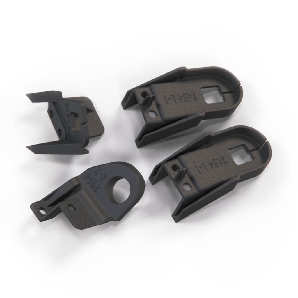 BMW E85 E86 Z4 Headlight Bracket Repair Kit Set Black Left or Right — view 3