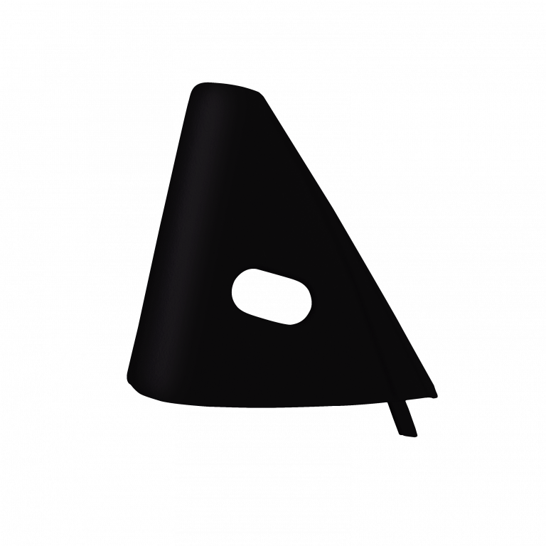 Mercedes C124 Door Mirror Triangle - Manual (A124, E320, 1247201911)