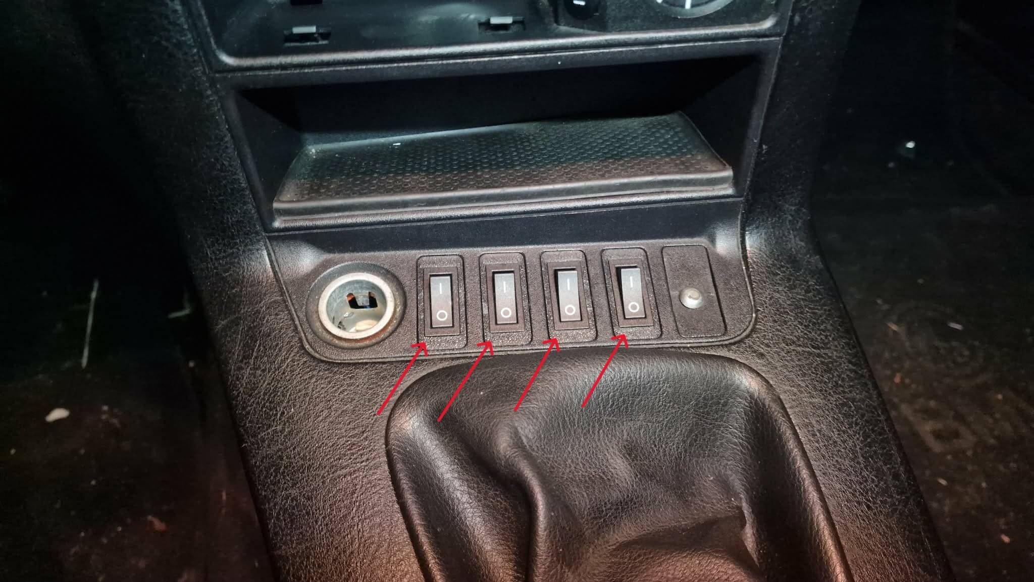 BMW E36 Convertible Cigarette Lighter Ashtray Panel Trim Retrofit Switch Button Adapter — view 5