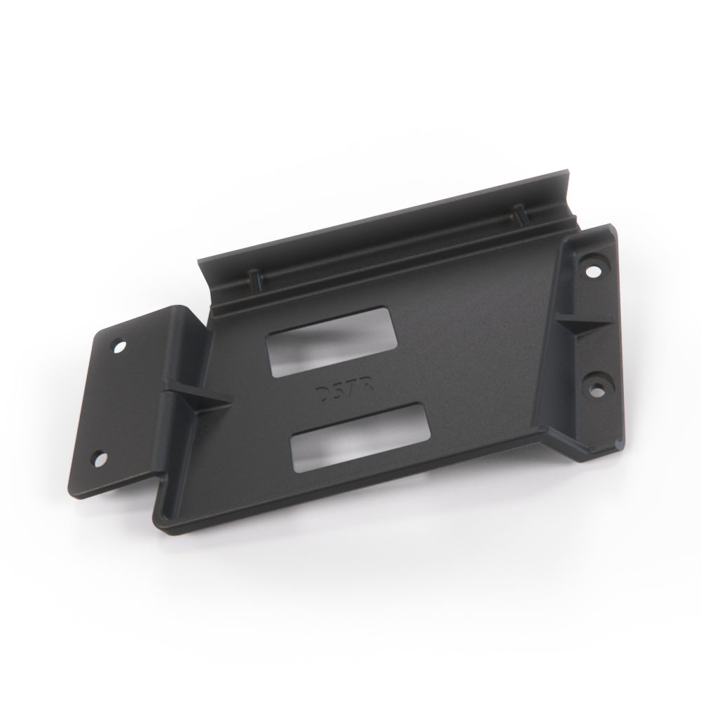 Mercedes W201 Retaining Plate Right or Left - Black (A2018850411 / A2018850311) — view 2