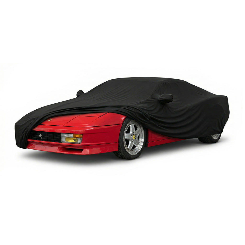 Ferrari Testarossa Ultra Soft Elastic Protective Indoor Car Cover Black