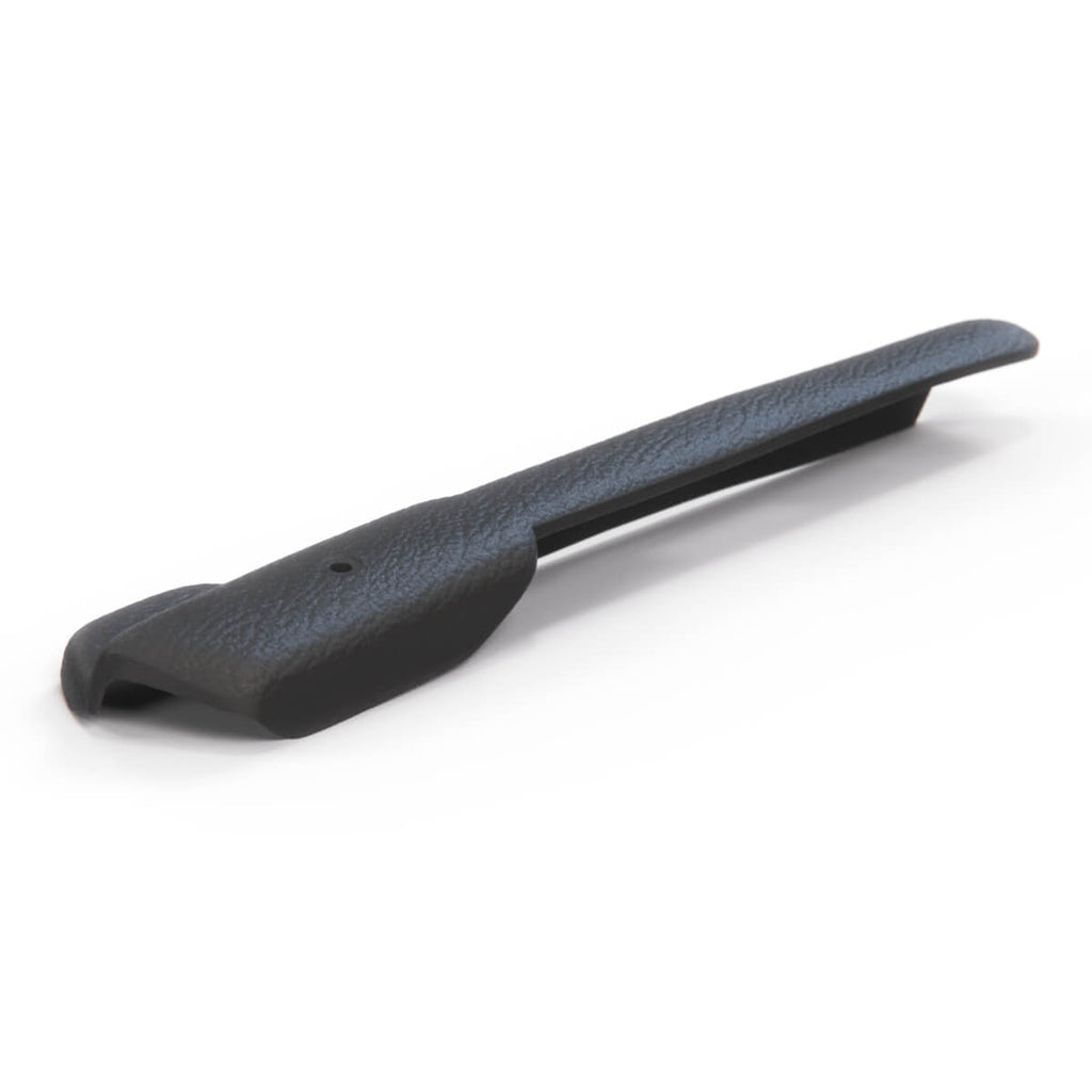 Fiat 124 Spider Soft Top Roof Hinge Cover Trim Black Left or Right (RF124041 / RF124042) — view 3