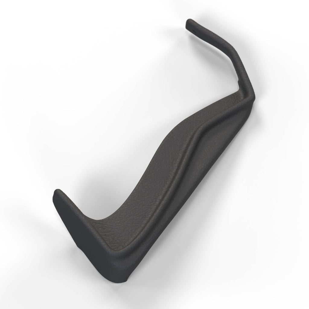 Fiat 124 Spider Sport Coupe Dashboard End Cap Trim Black Left or Right — view 3