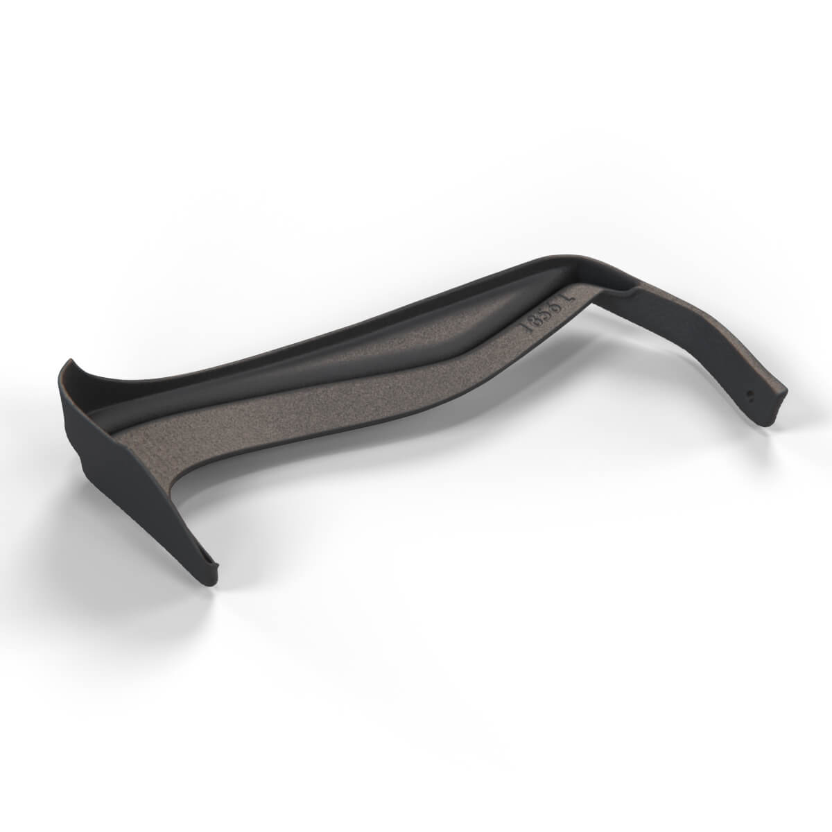 Fiat 124 Spider Sport Coupe Dashboard End Cap Trim Black Left or Right — view 2