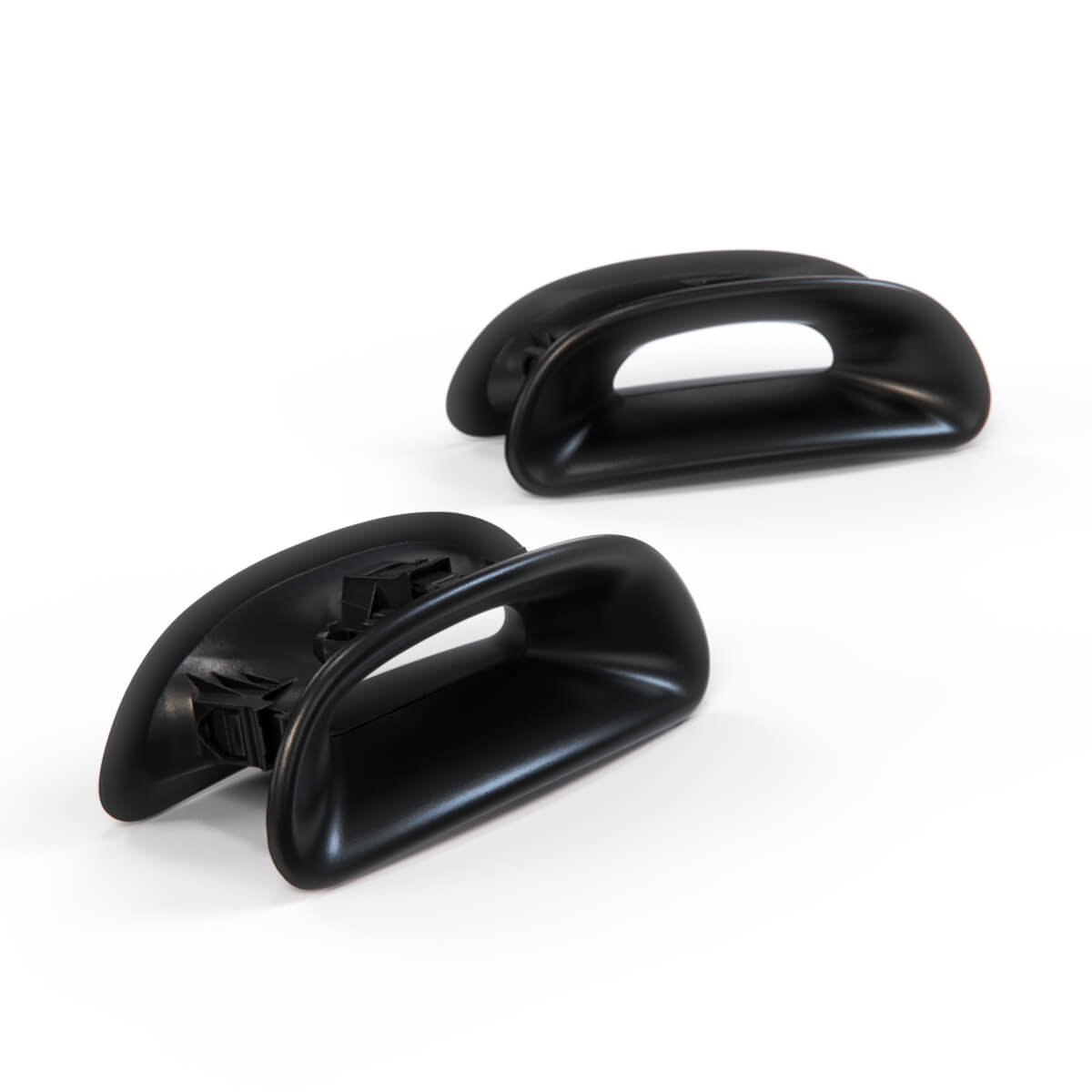 Fiat 500 595 695 Abarth Headrest Insert Set of 2 Piano Black + (1726243 / 1726244) — view 2
