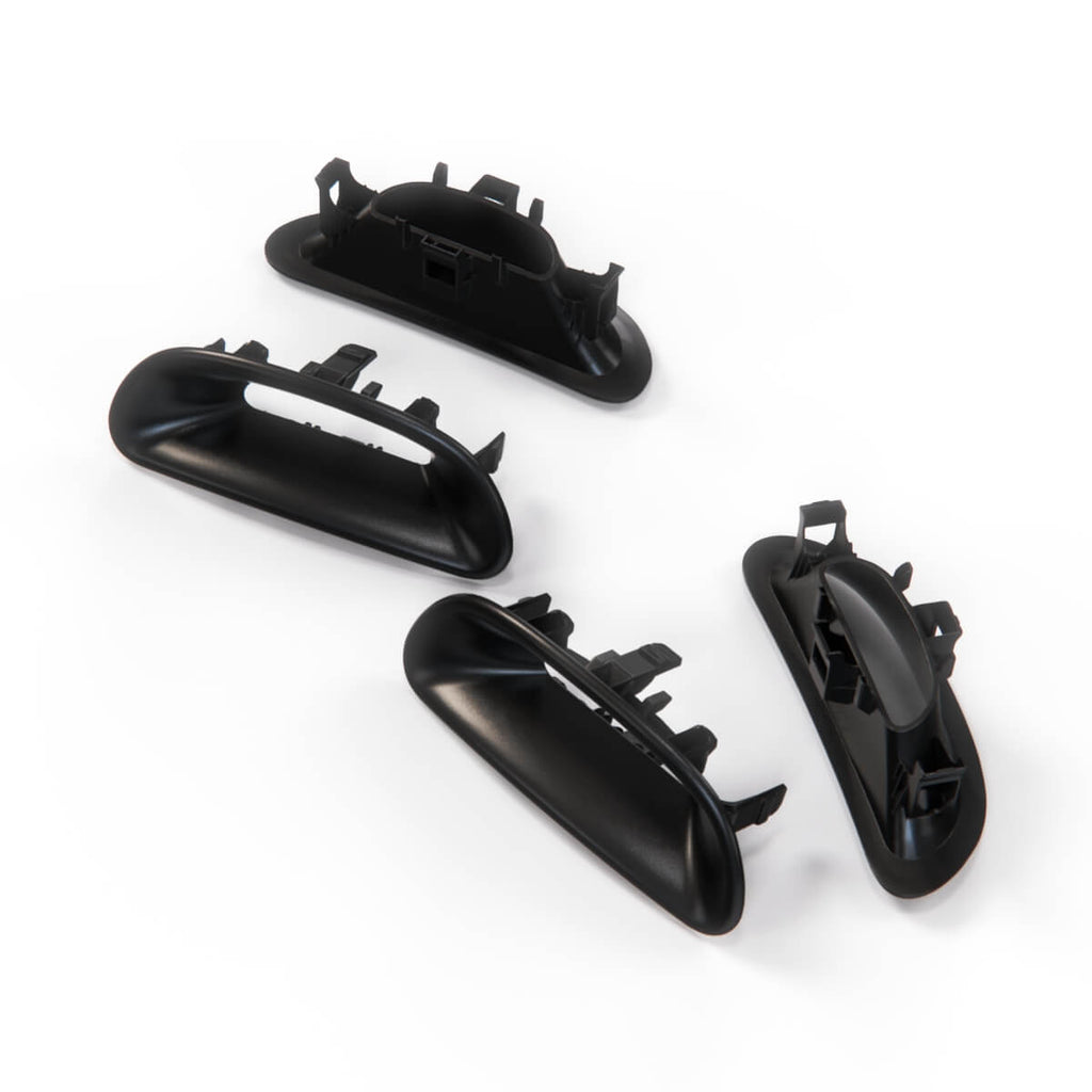 Fiat 500 595 695 Abarth Headrest Insert Set of 2 Piano Black + (1726243 / 1726244) — view 3