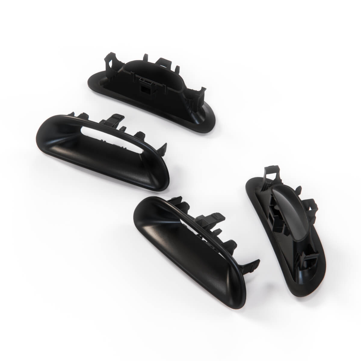 Fiat 500 595 695 Abarth Headrest Insert Set of 2 Piano Black + (1726243 / 1726244) — view 3