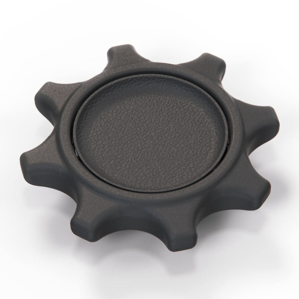 Ford Sierra Front Seat Backrest Adjustment Knob + Cap Black 75ab T618K78 Aa 75ab T618K79 — view 3