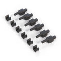 Honda Civic Ek Hatchback Parcel Shelf Cargo Cover Bracket Set of 6 Black (83739SH5003)