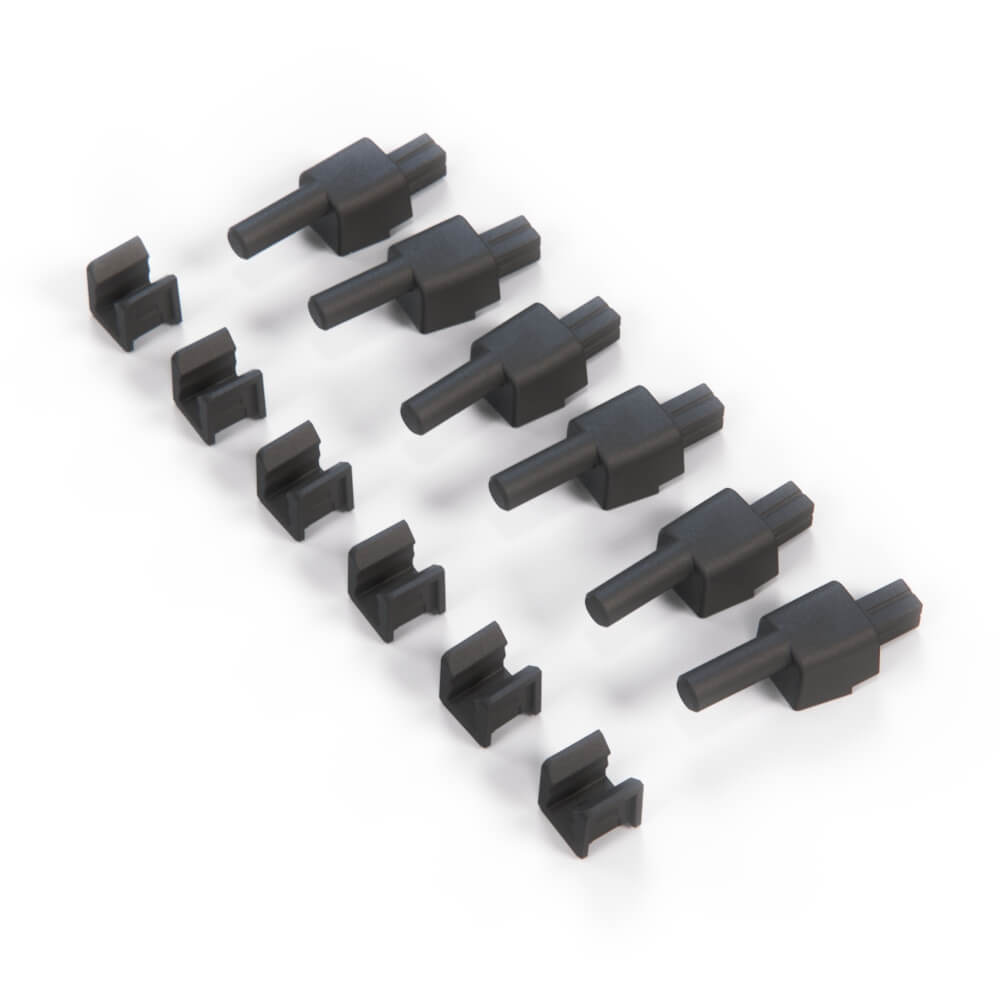 Honda Civic Ek Hatchback Parcel Shelf Cargo Cover Bracket Set of 6 Black (83739SH5003)