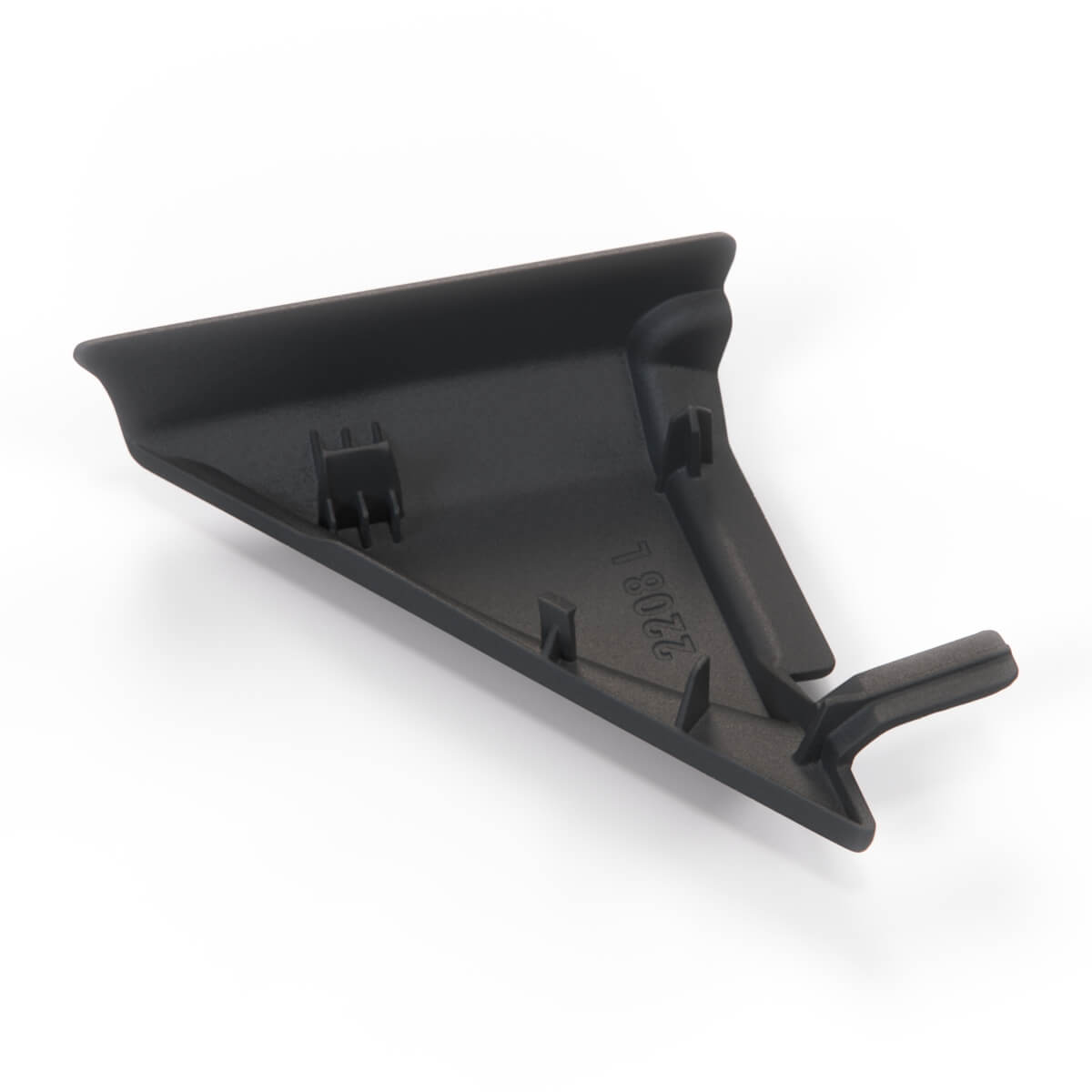 Honda Prelude V Inner Power Mirror Cover Trim Black Left or Right — view 2