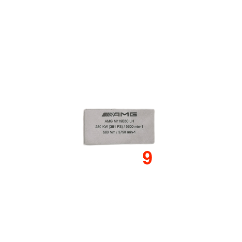 Mercedes AMG Engine Version Designation Decals — view 9