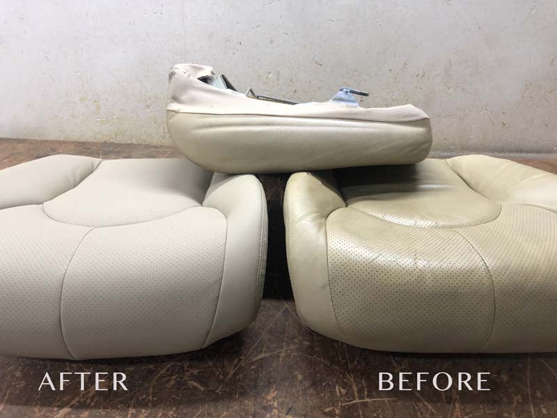 Eco Leather Seat Covers Set for Mercedes SL R129 Facelift — view 14
