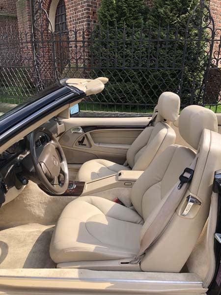 Eco Leather Seat Covers Set for Mercedes SL R129 Facelift — view 8