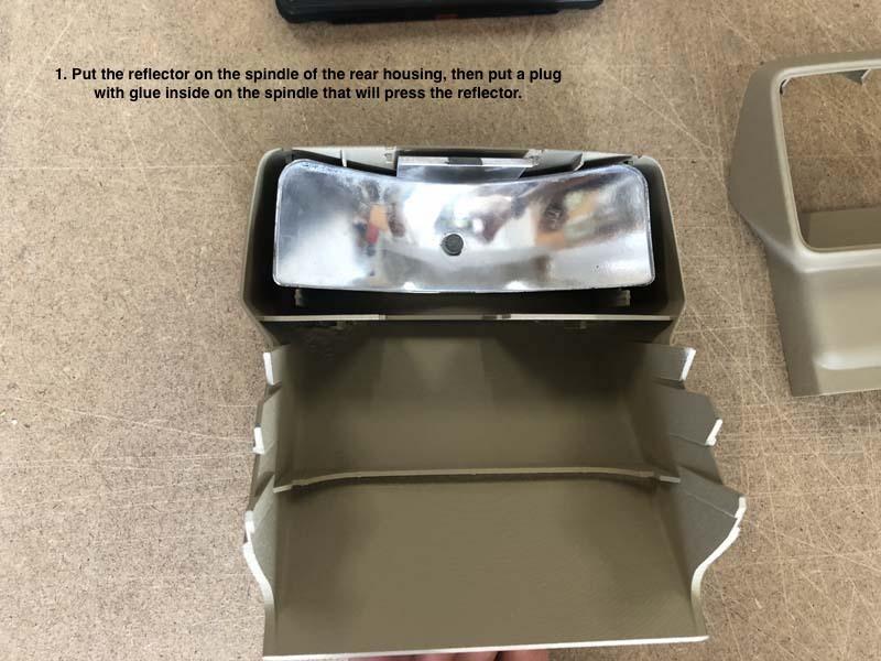 S124 Third brake light cover (Mercedes 1248200656) — view 7